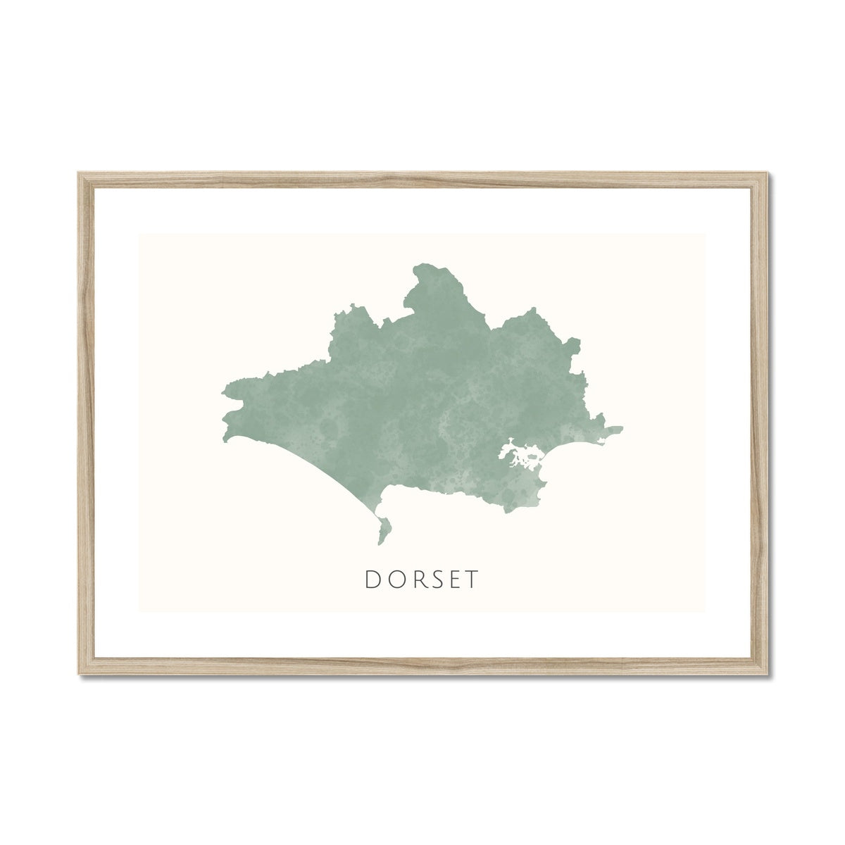 Dorset - Framed & Mounted Map