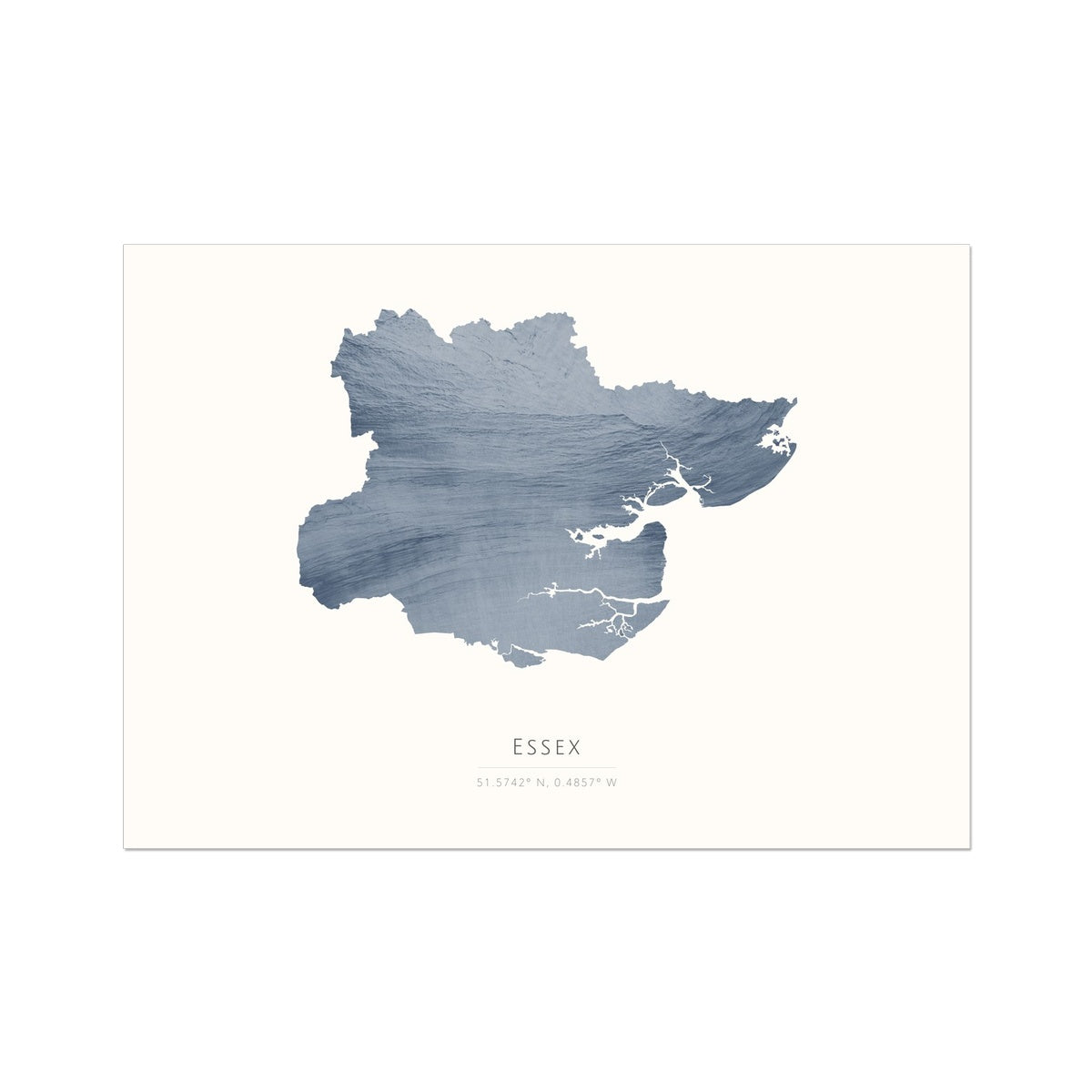 Map of Essex - Fine Art Print