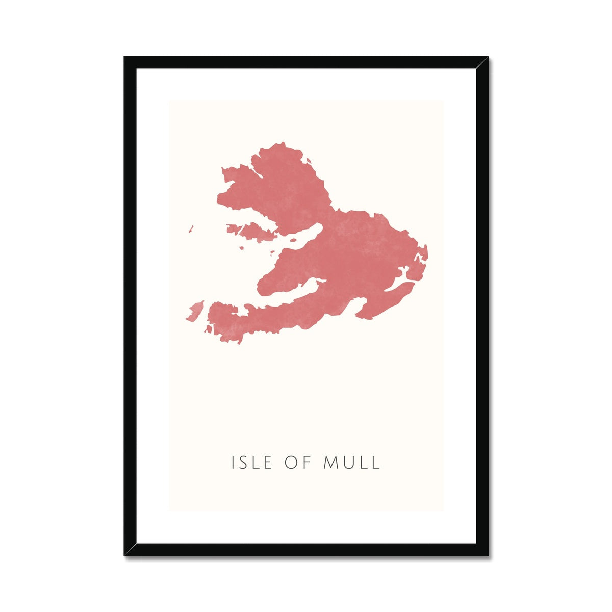 Mull - Framed & Mounted Map