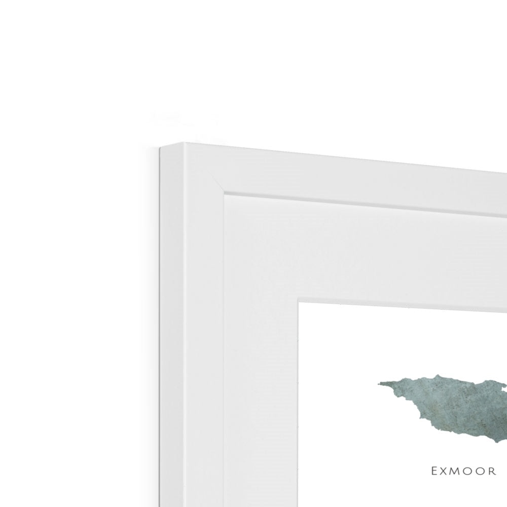 UK National Parks (square) - Framed & Mounted Map