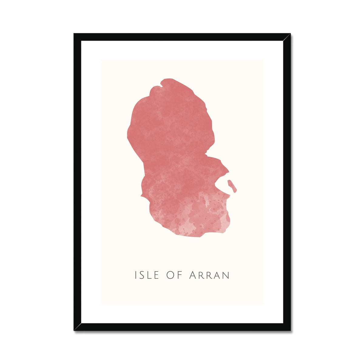 Arran - Framed & Mounted Map