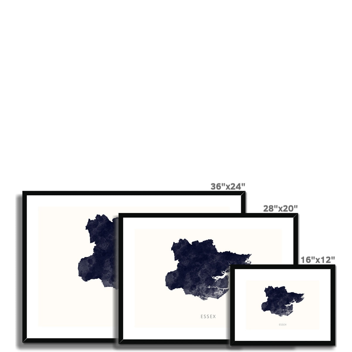 Essex - Framed & Mounted Map