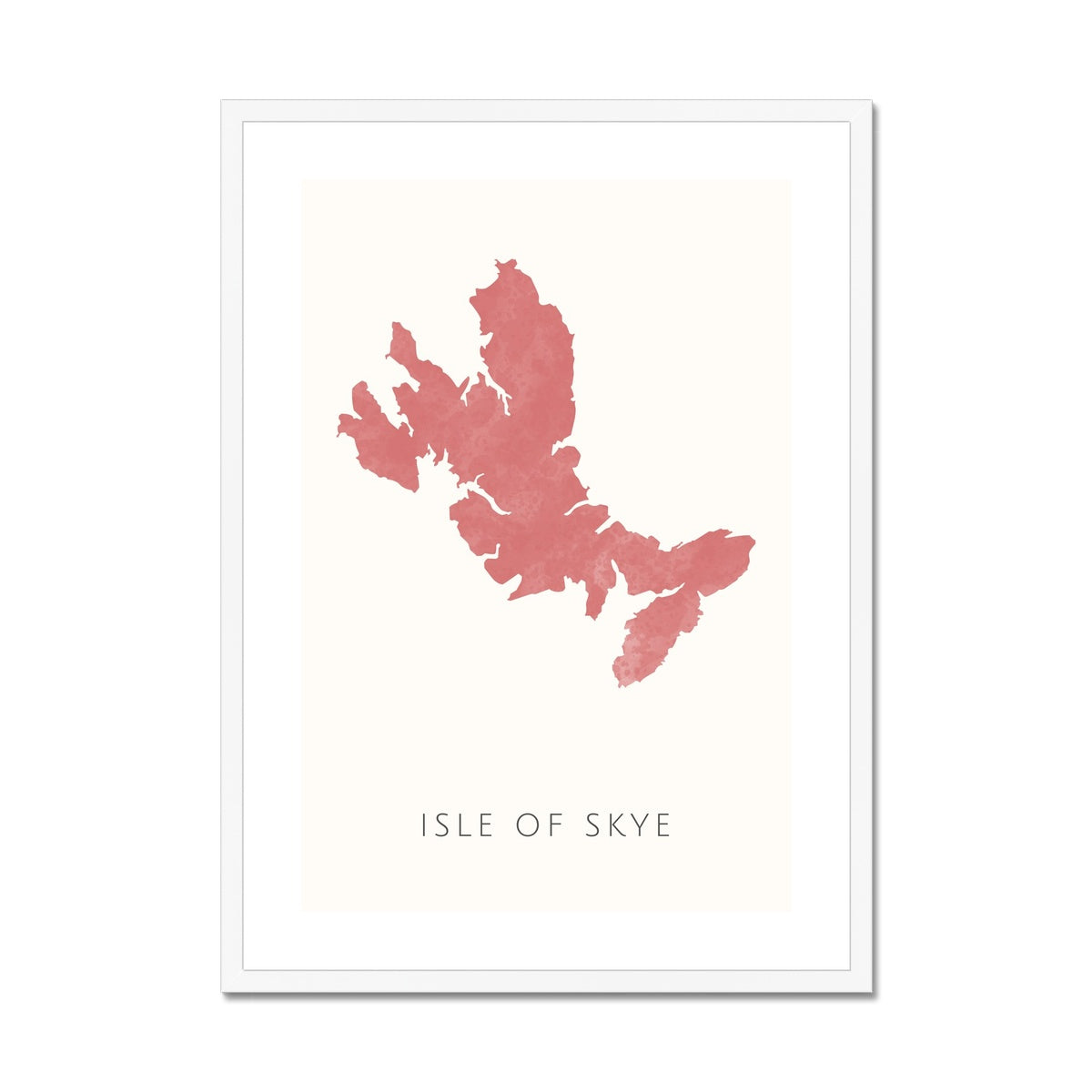 Skye - Framed & Mounted Map