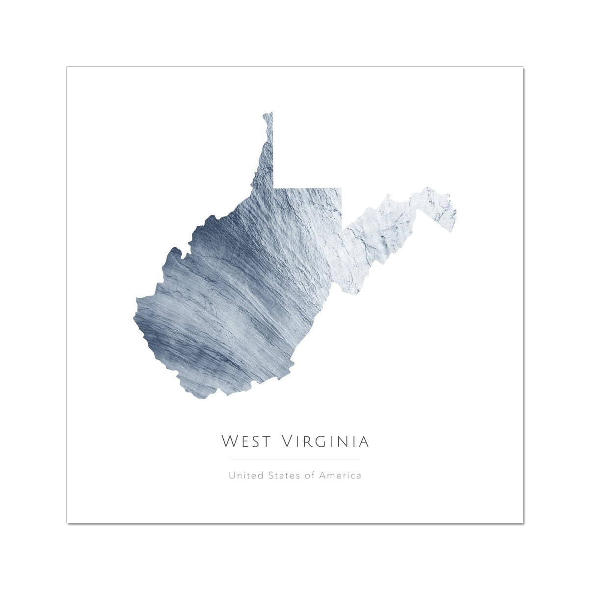West Virginia - Fine Art Print