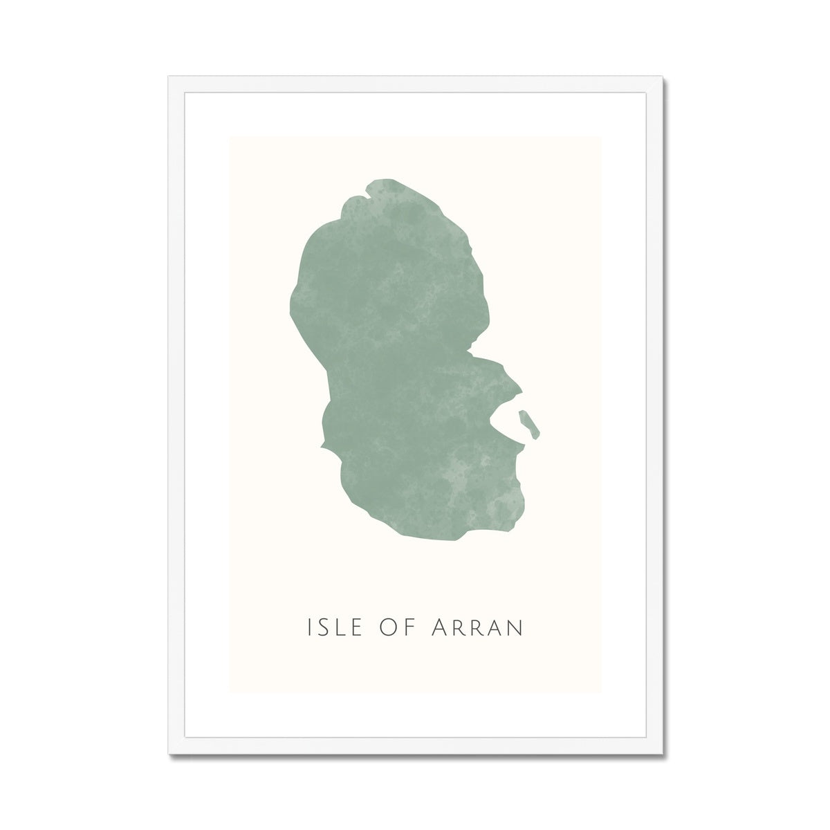 Arran - Framed & Mounted Map