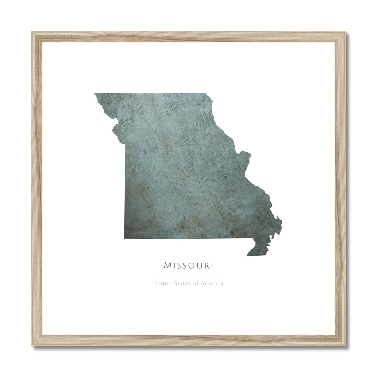Missouri - Framed & Mounted Map