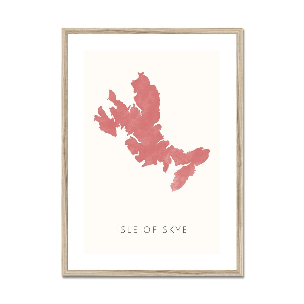Skye - Framed & Mounted Map
