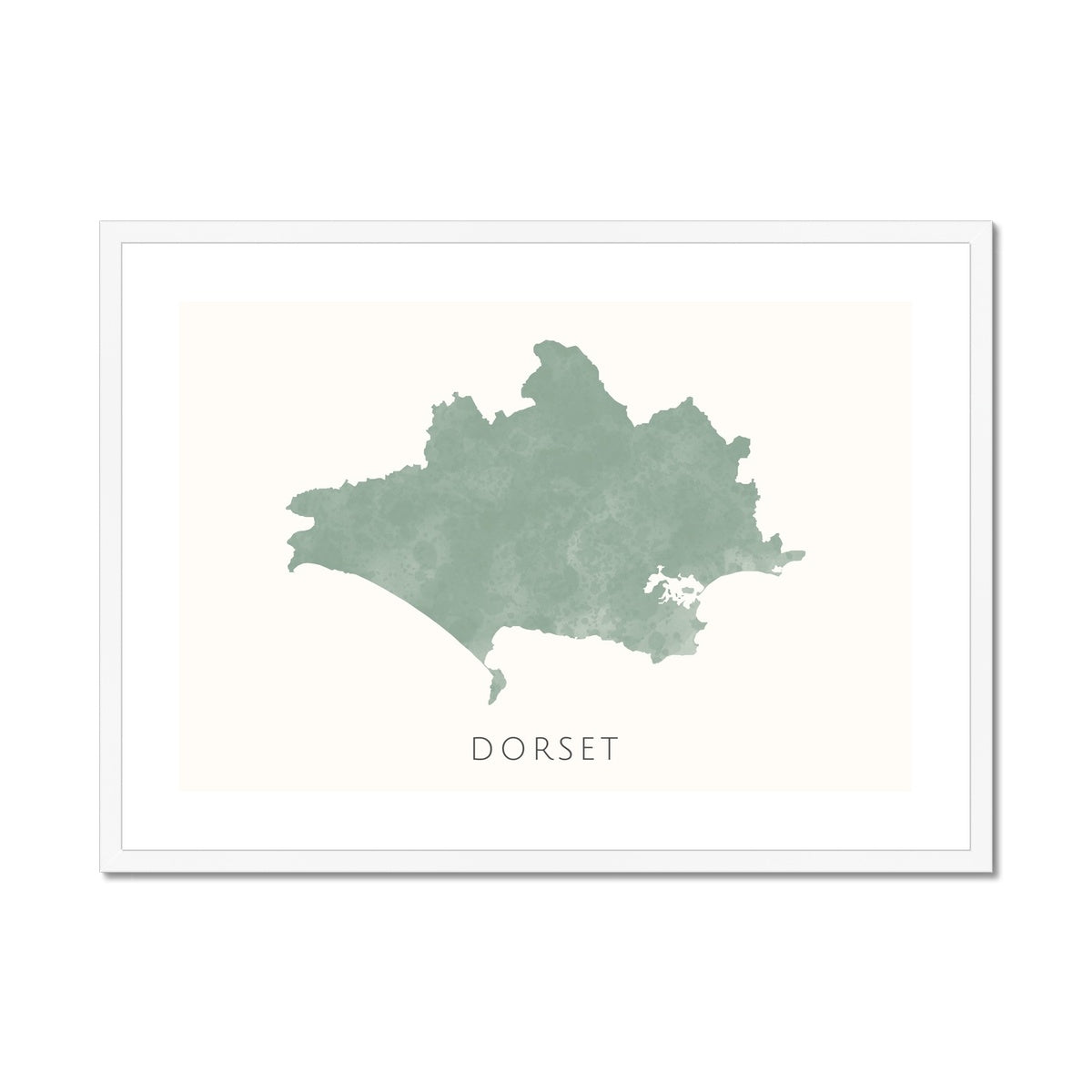 Dorset - Framed & Mounted Map