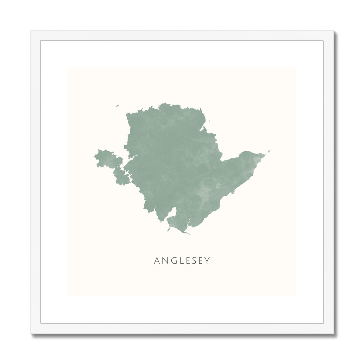 Anglesey - Framed & Mounted Map