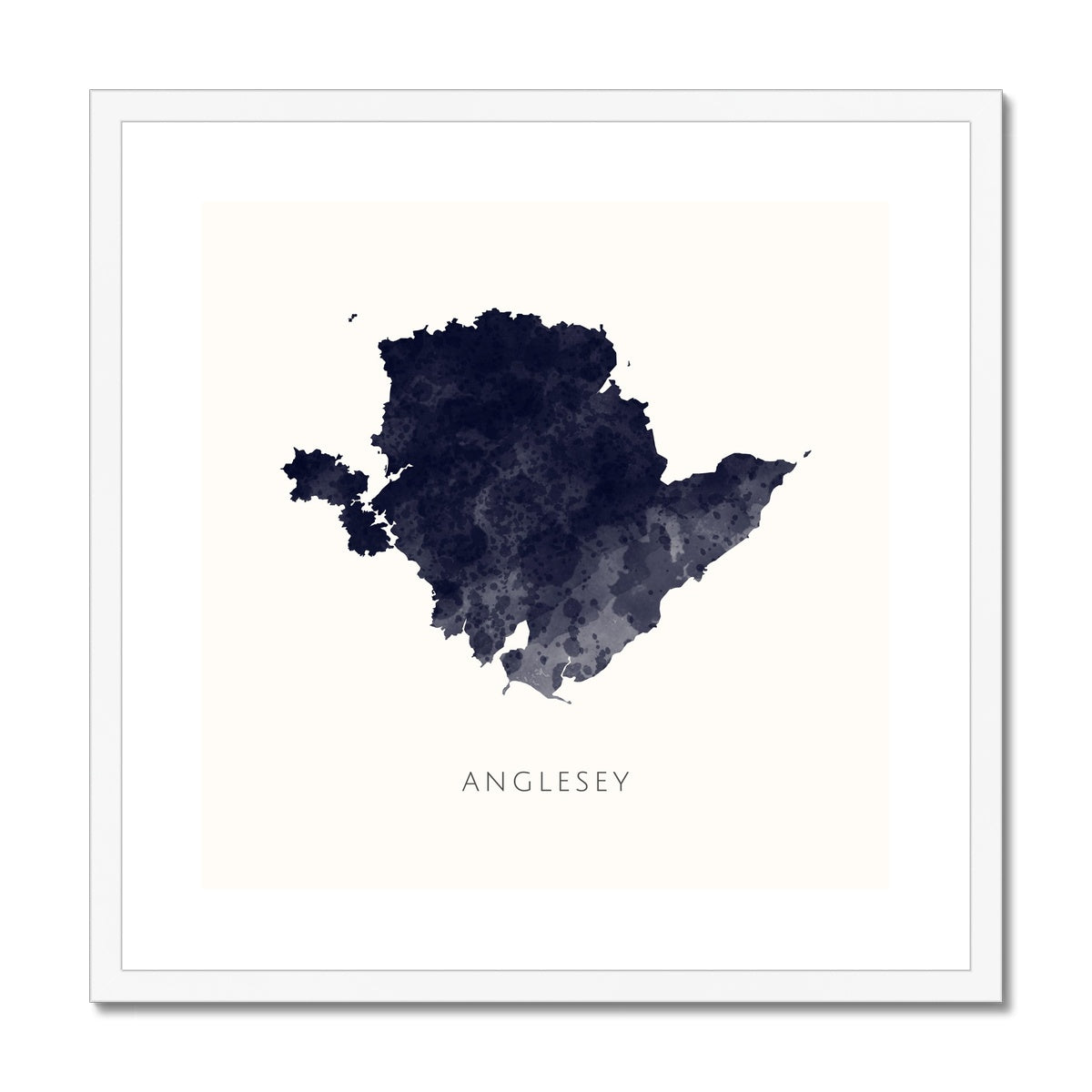 Anglesey - Framed & Mounted Map