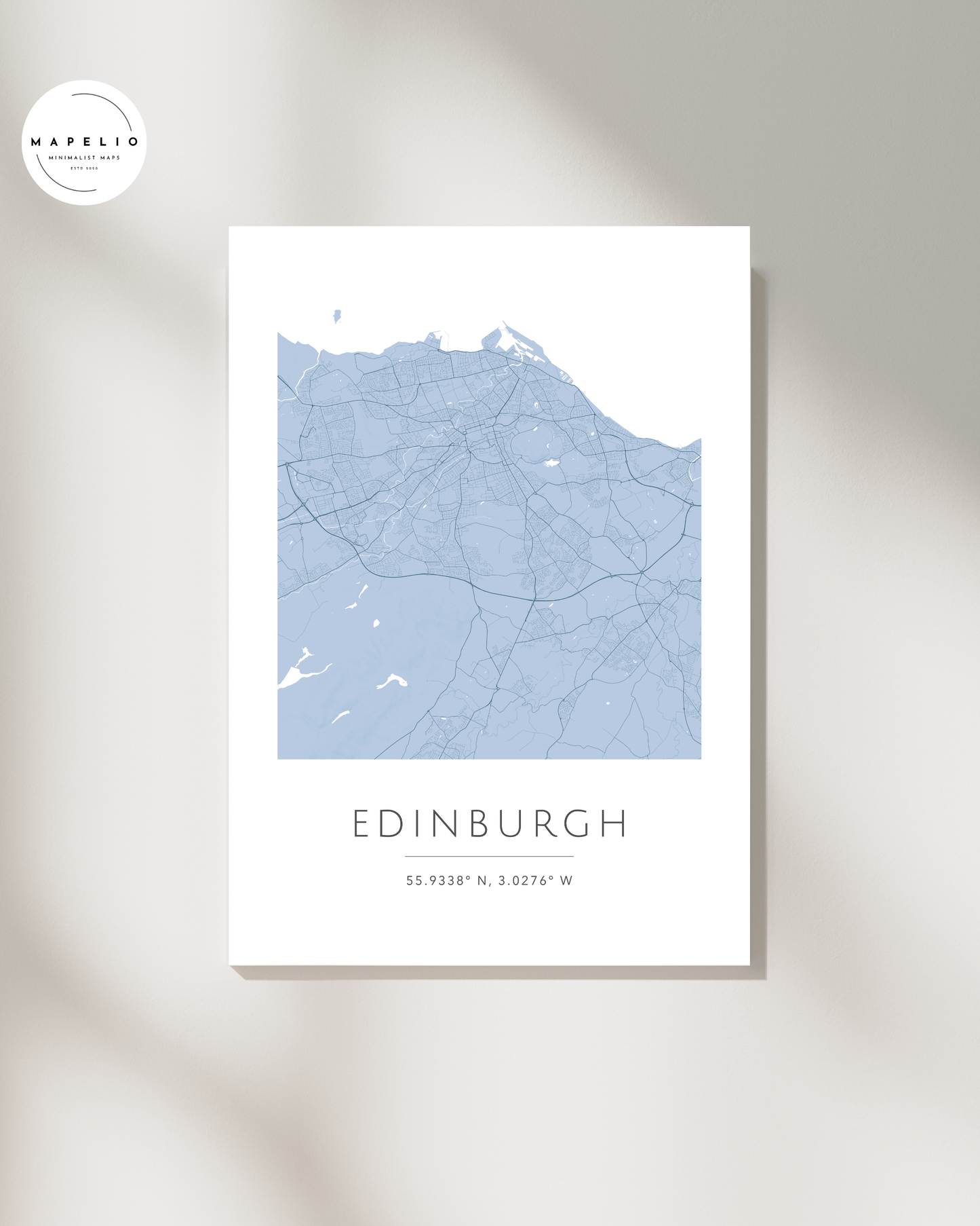 Edinburgh -  Framed City Map