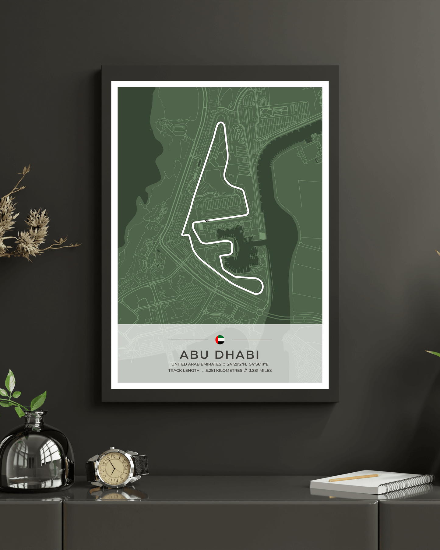 Abu Dhabi - Yas Marina Grand Prix Circuit Map