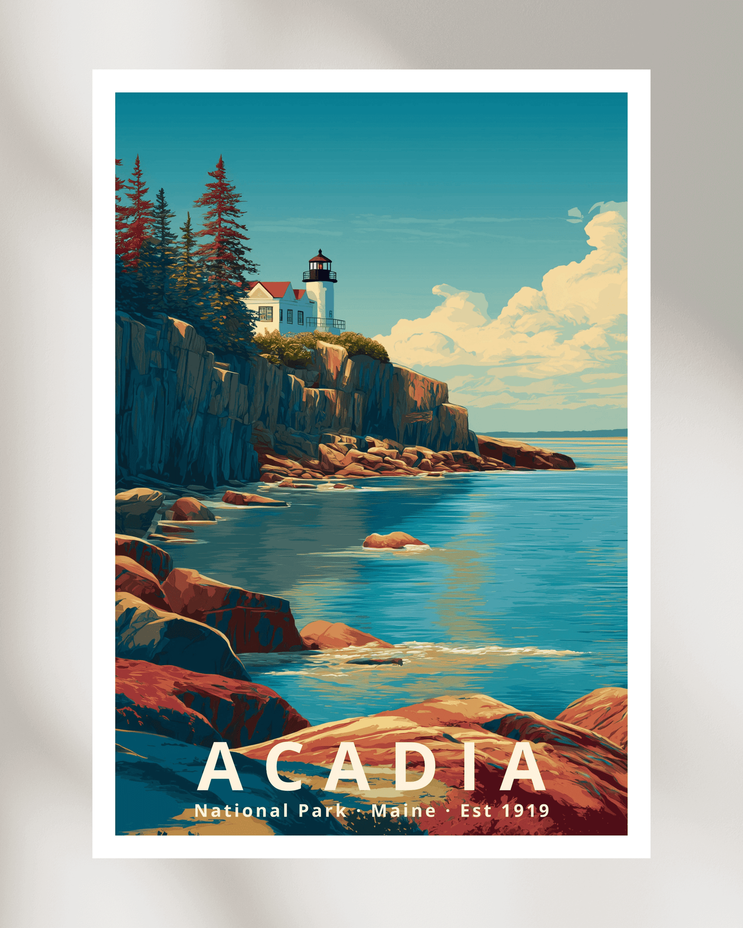 Acadia National Park Poster - Maine, USA