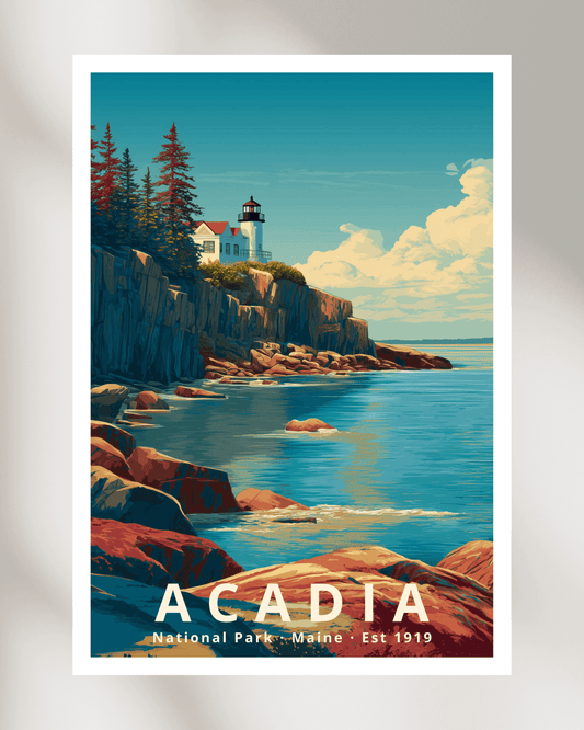 Acadia National Park Poster - Maine, USA