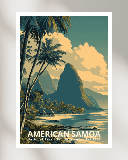 American Samoa National Park Poster