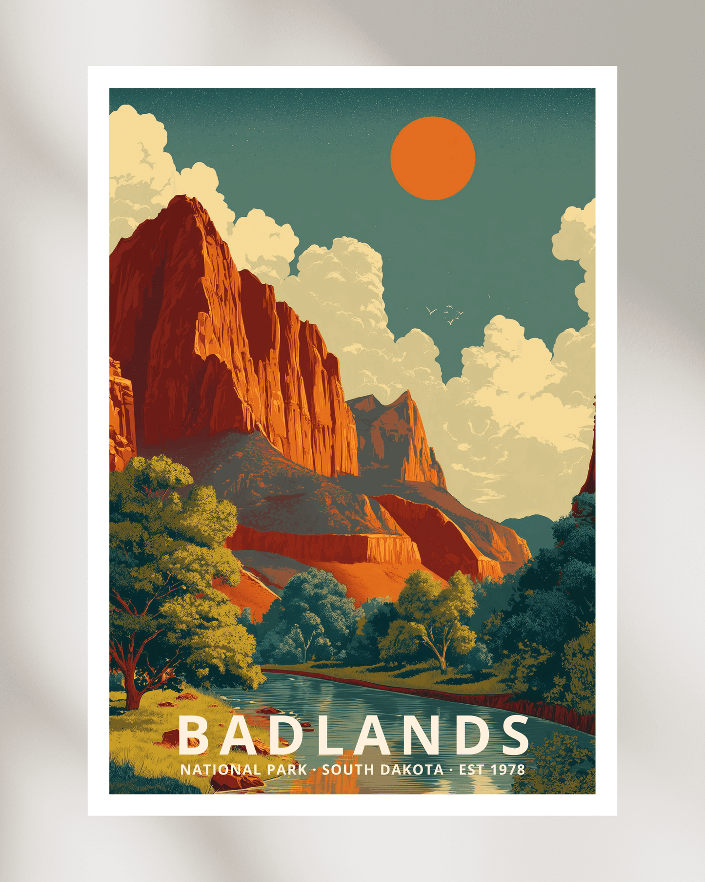 Badlands National Park Poster - South Dakota, USA