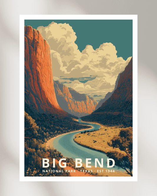 Big Bend National Park Poster - Texas, USA