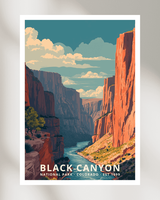 Black Canyon National Park Poster - Colorado, USA