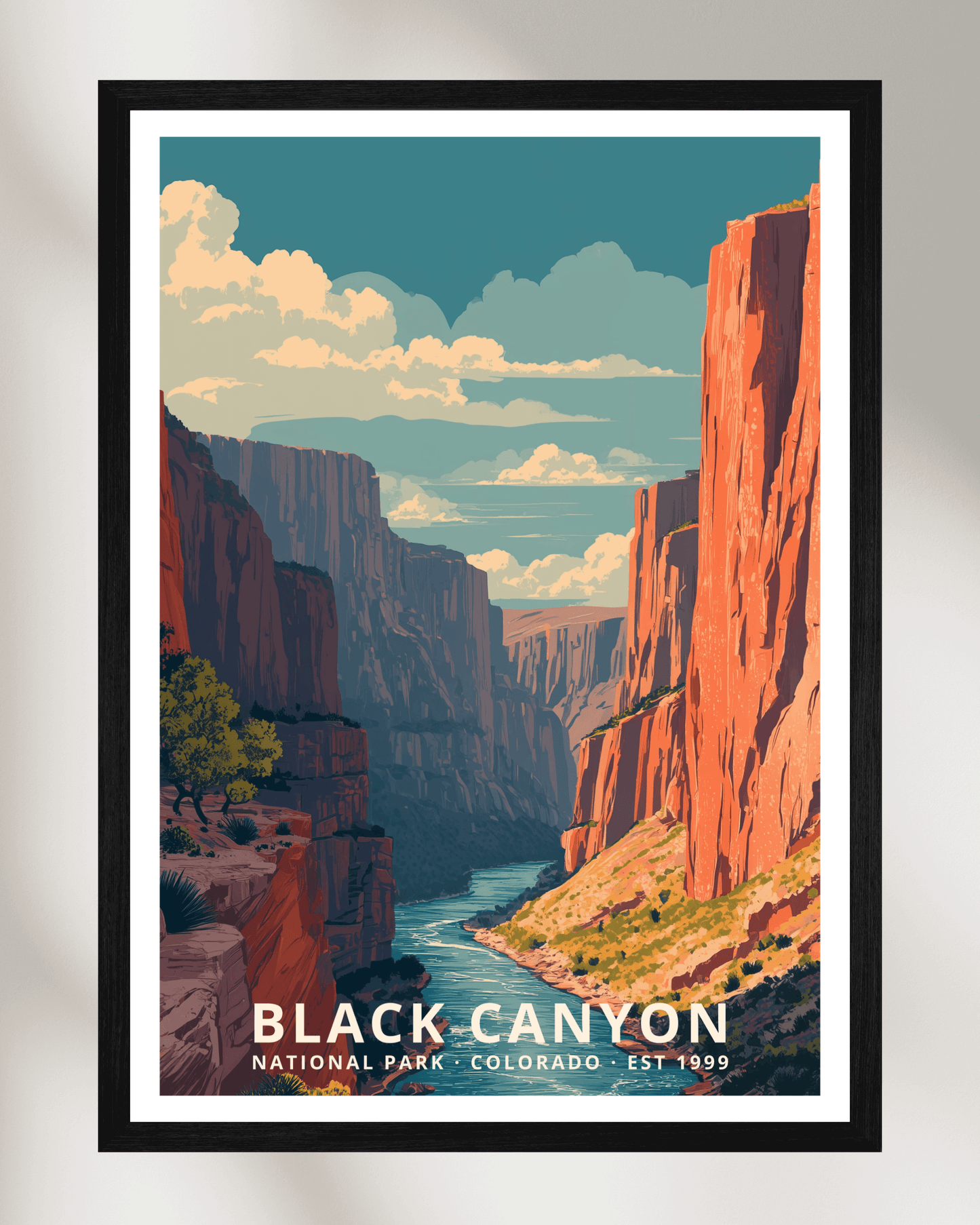 Black Canyon National Park Poster - Colorado, USA