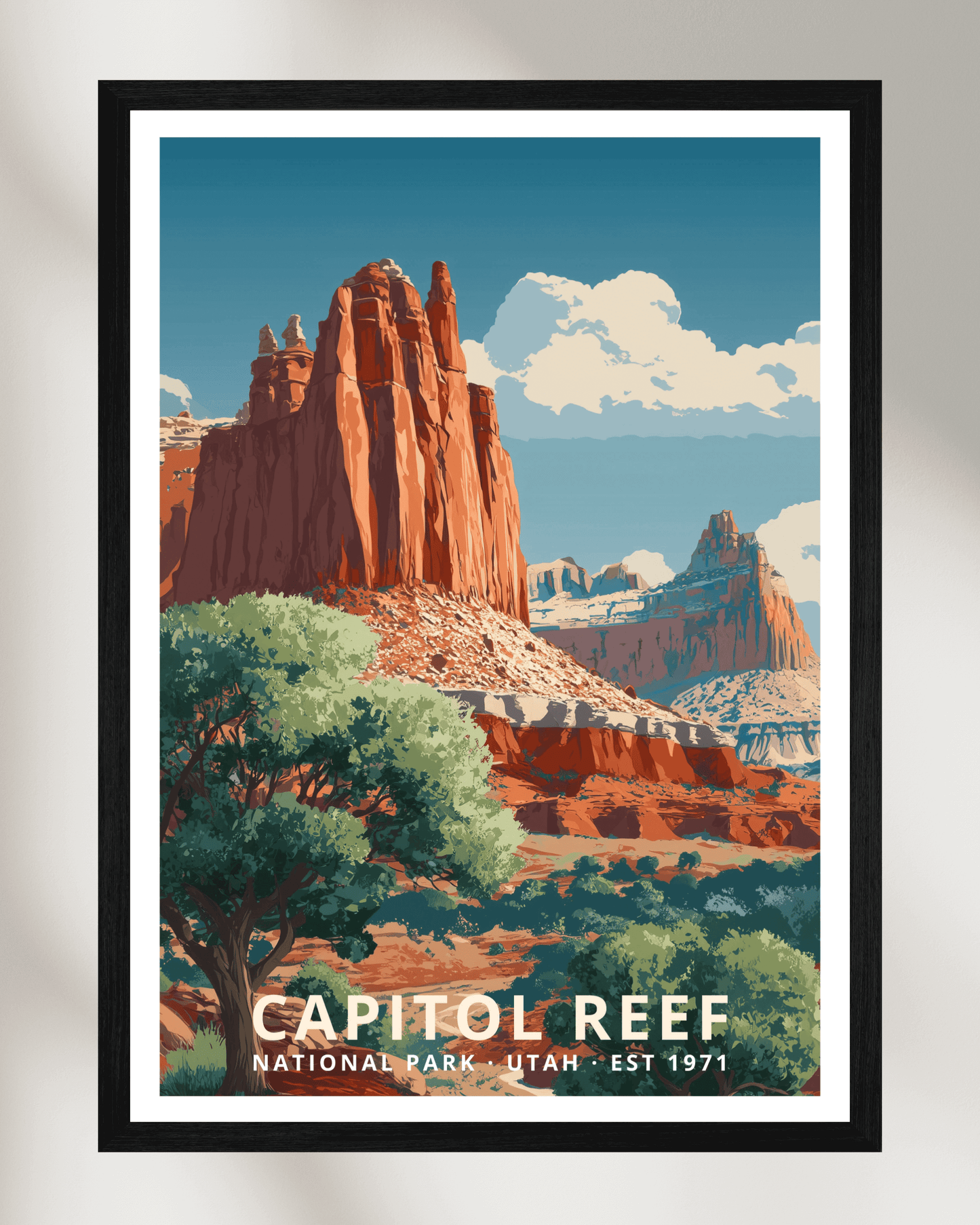 Capitol Reef National Park Poster - Utah, USA