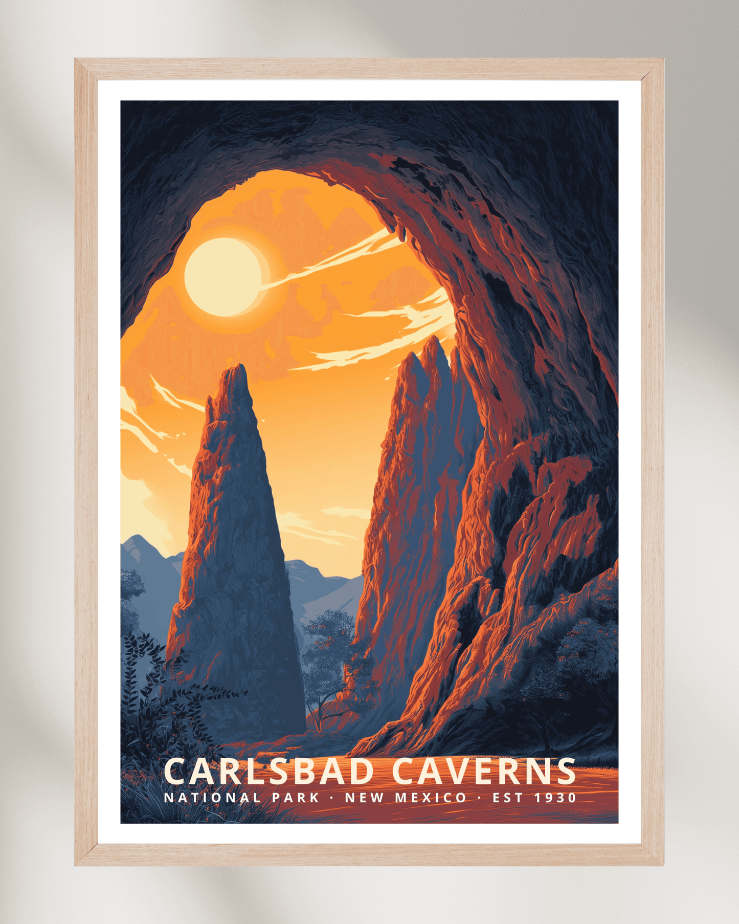 Carlsbad Caverns National Park Poster - New Mexico, USA
