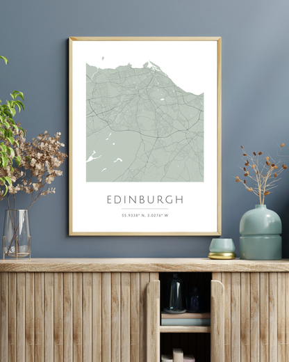 Edinburgh -  Fine Art Map