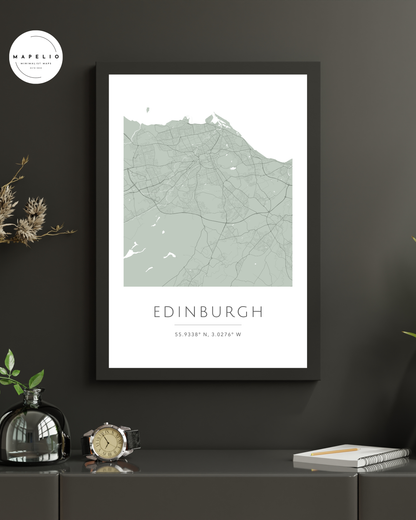 Edinburgh -  Fine Art Map