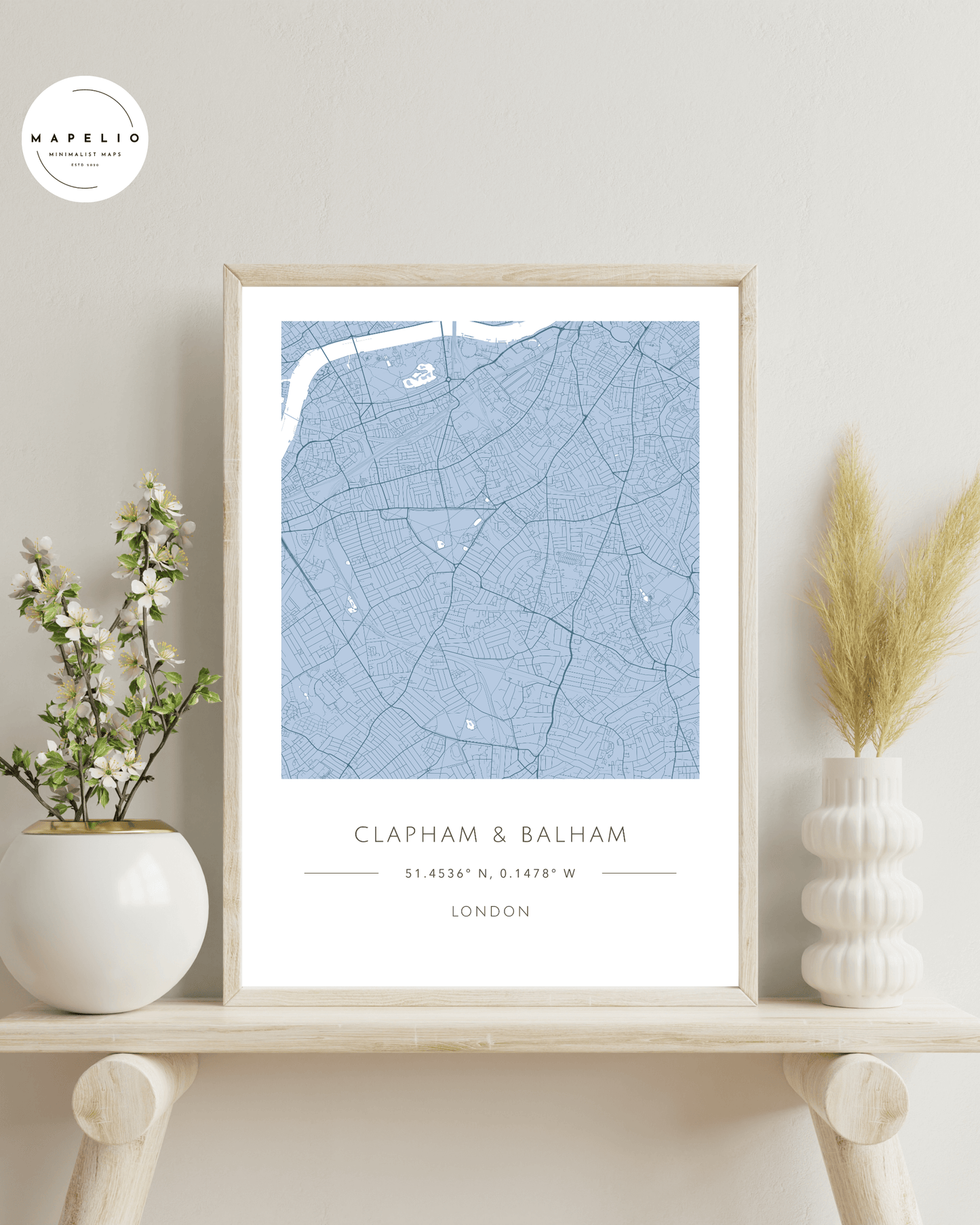 Clapham & Balham -  Framed Print