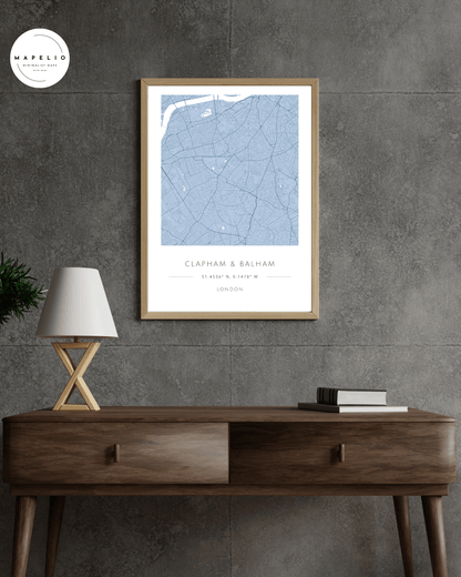 Clapham & Balham -  Framed Print