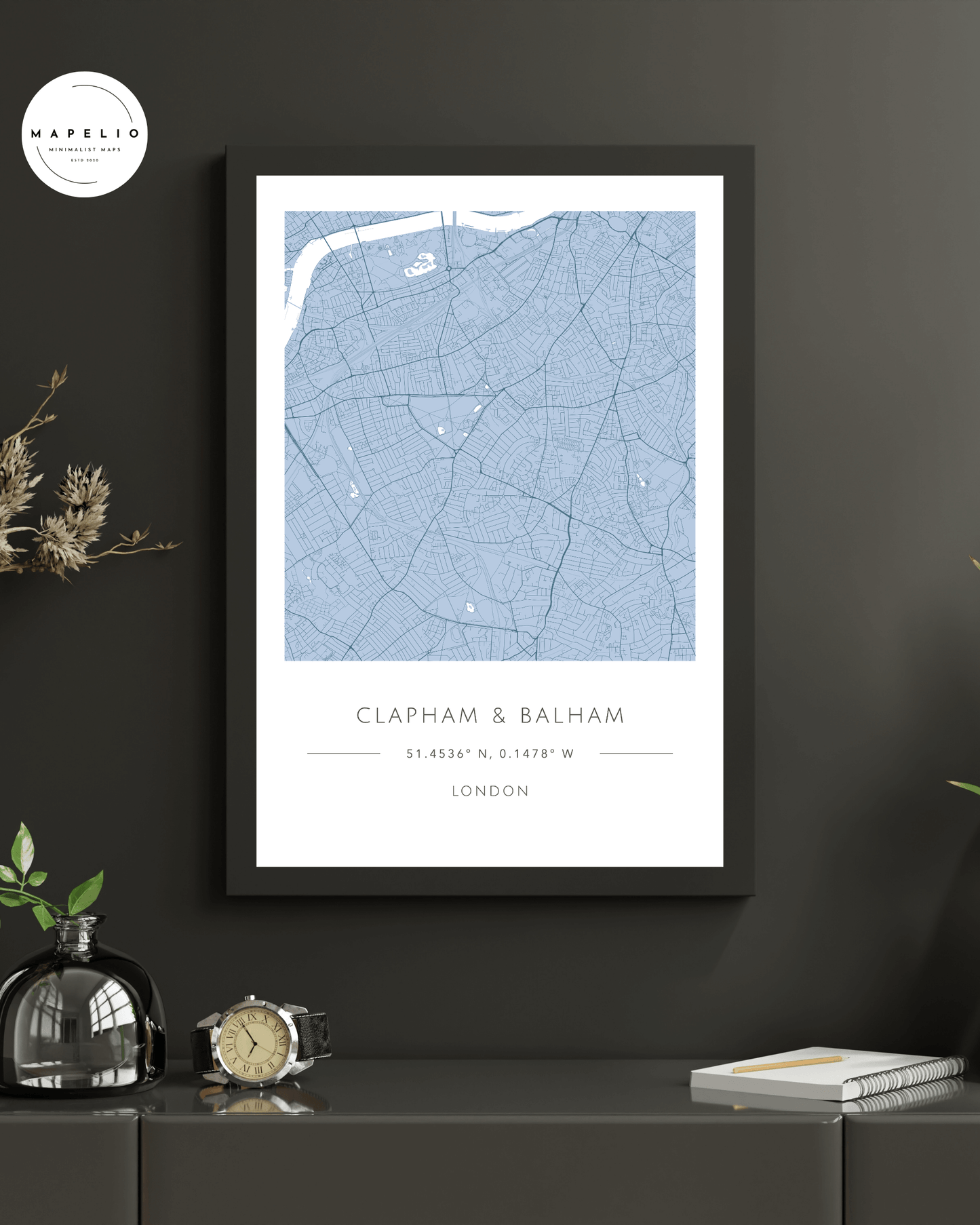 Clapham & Balham -  Framed Print