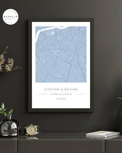 Clapham & Balham -  Framed Print