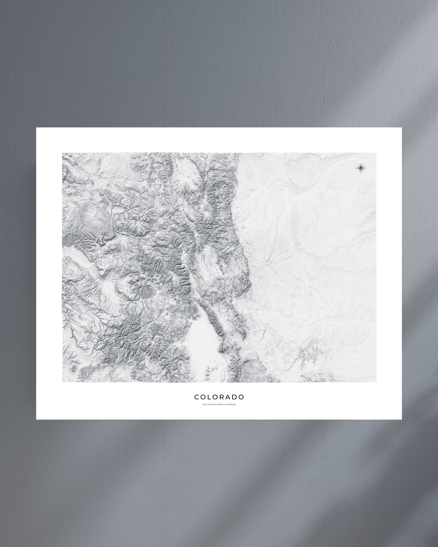 Colorado - Fine Art Topographical Map Print