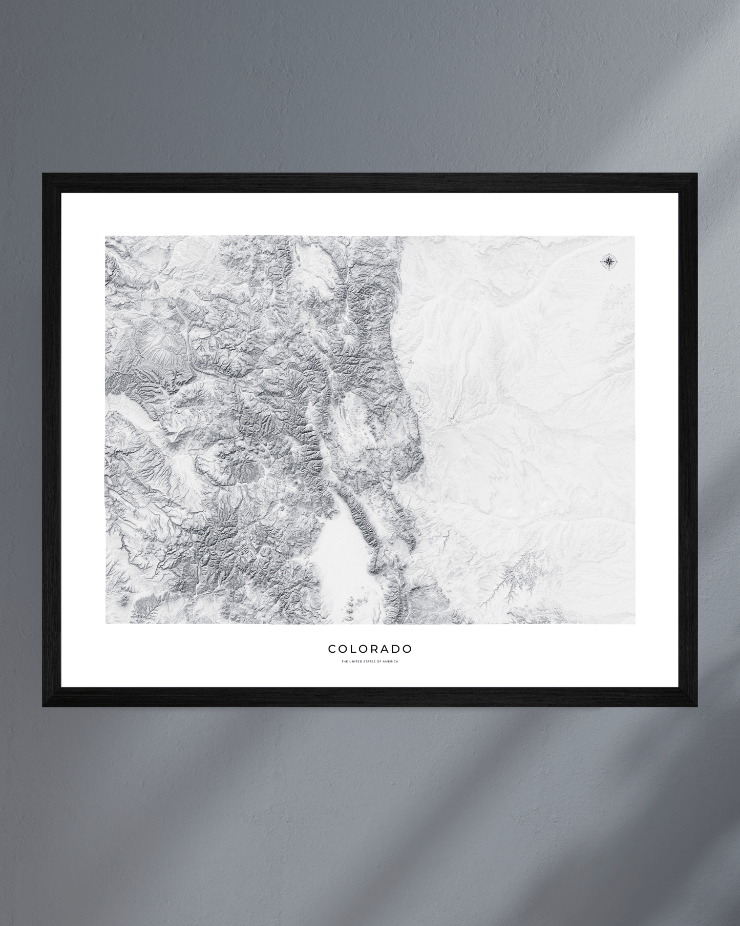 Colorado - Fine Art Topographical Map Print