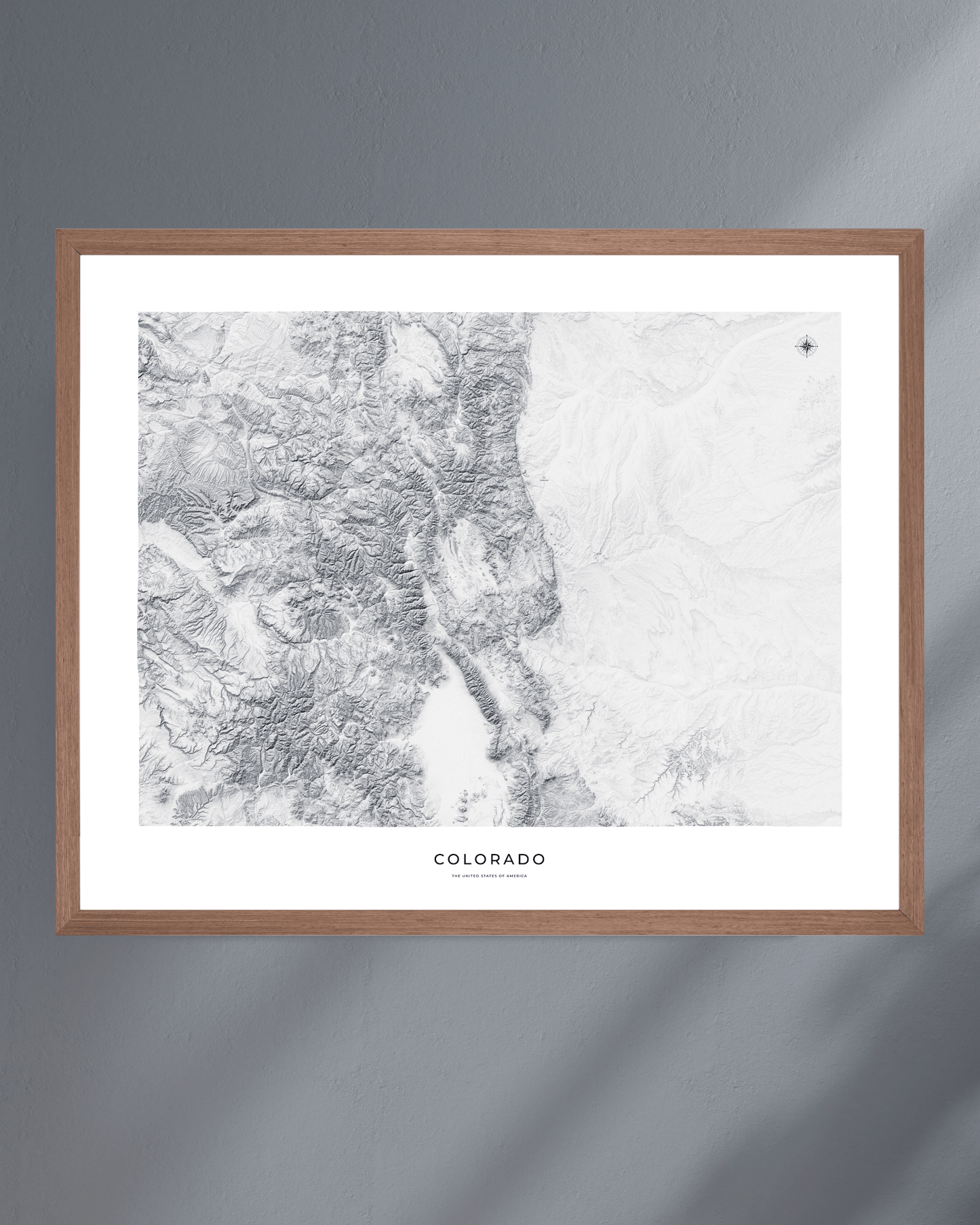 Colorado - Fine Art Topographical Map Print