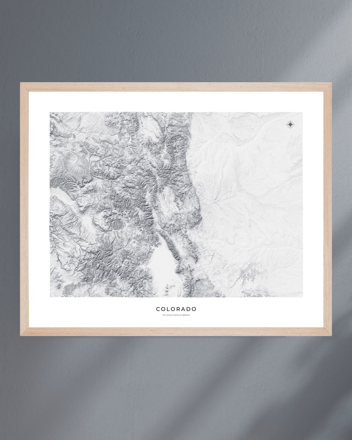 Colorado - Fine Art Topographical Map Print
