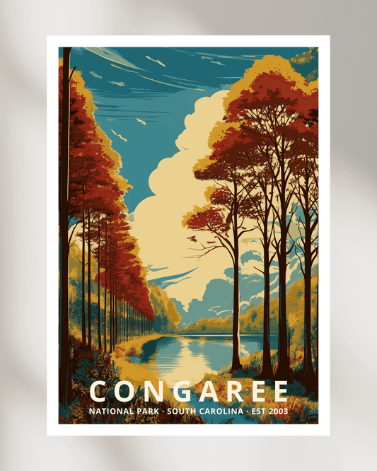 Congaree National Park Poster - South Carolina, USA