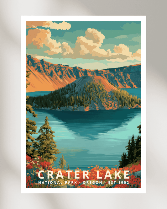 Crater Lake National Park Poster - Oregon, USA