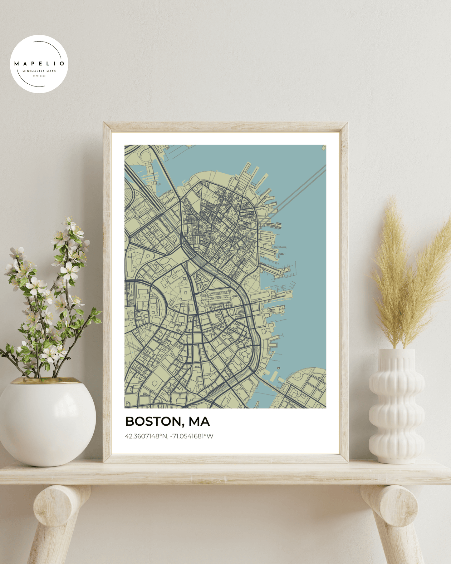 Create your own location map Poster