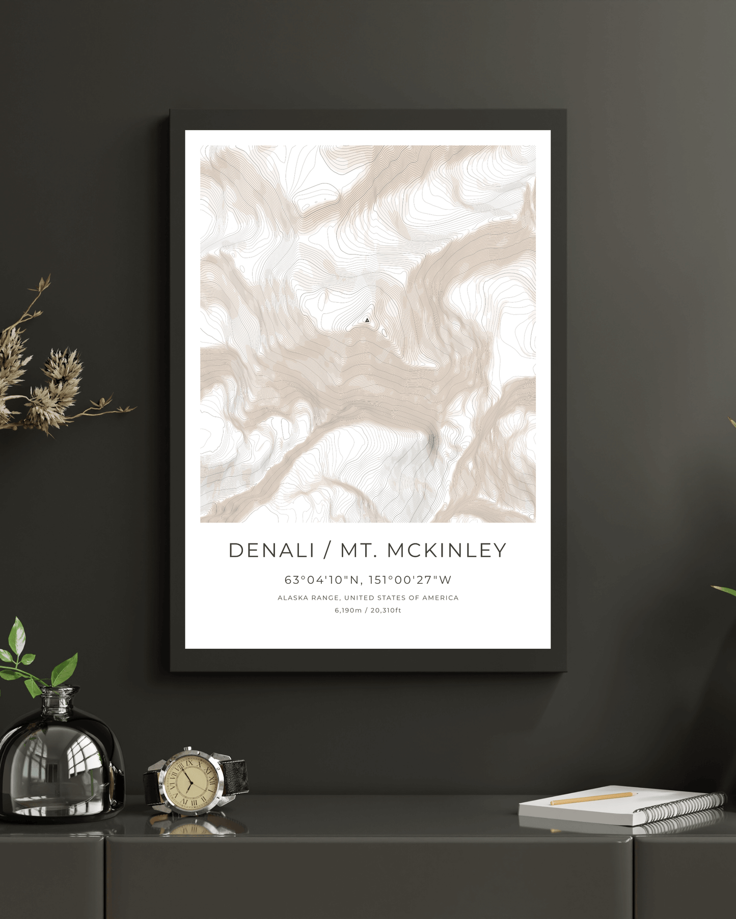 Custom & Personalised Contour Maps