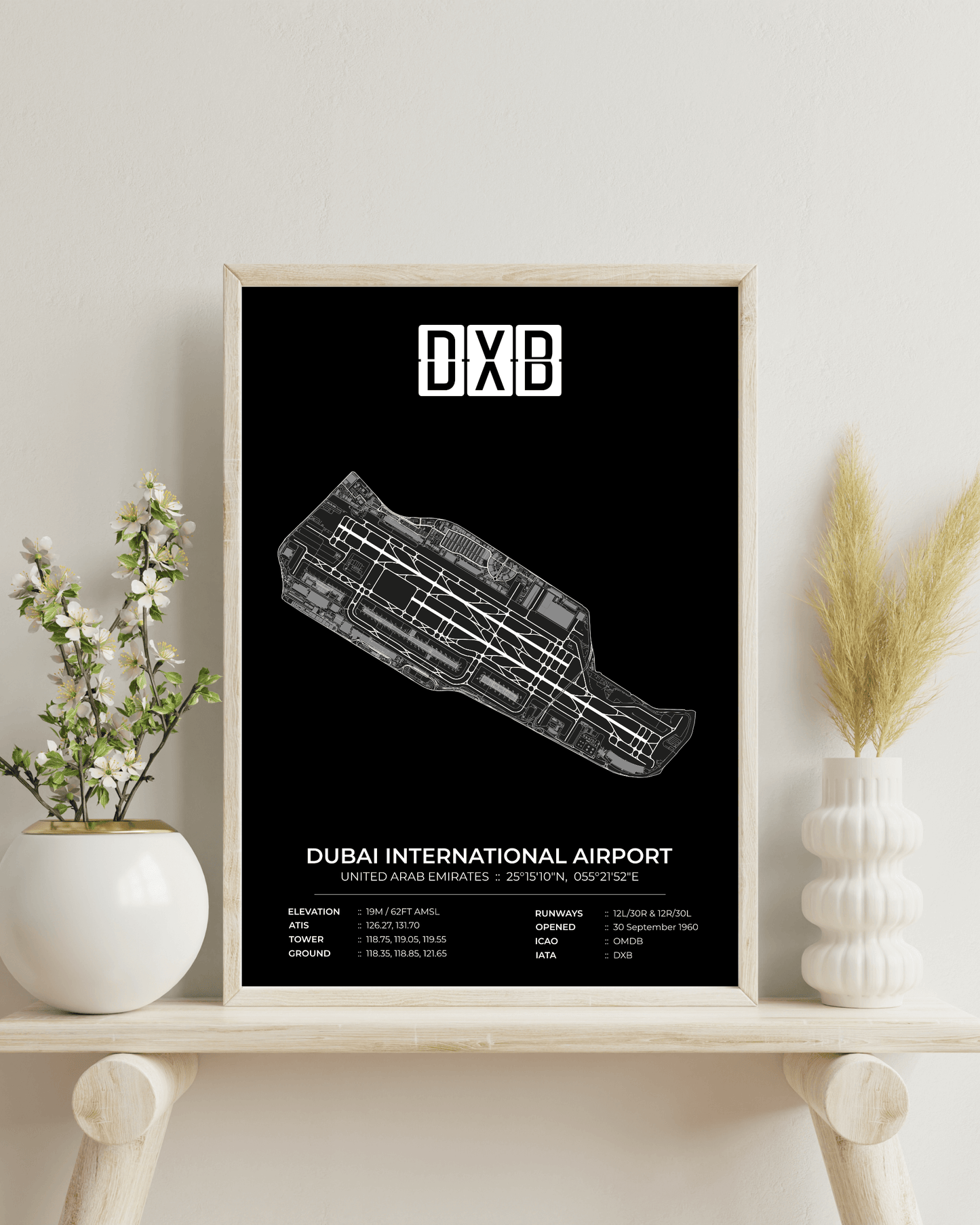 DXB - Dubai International Airport Map