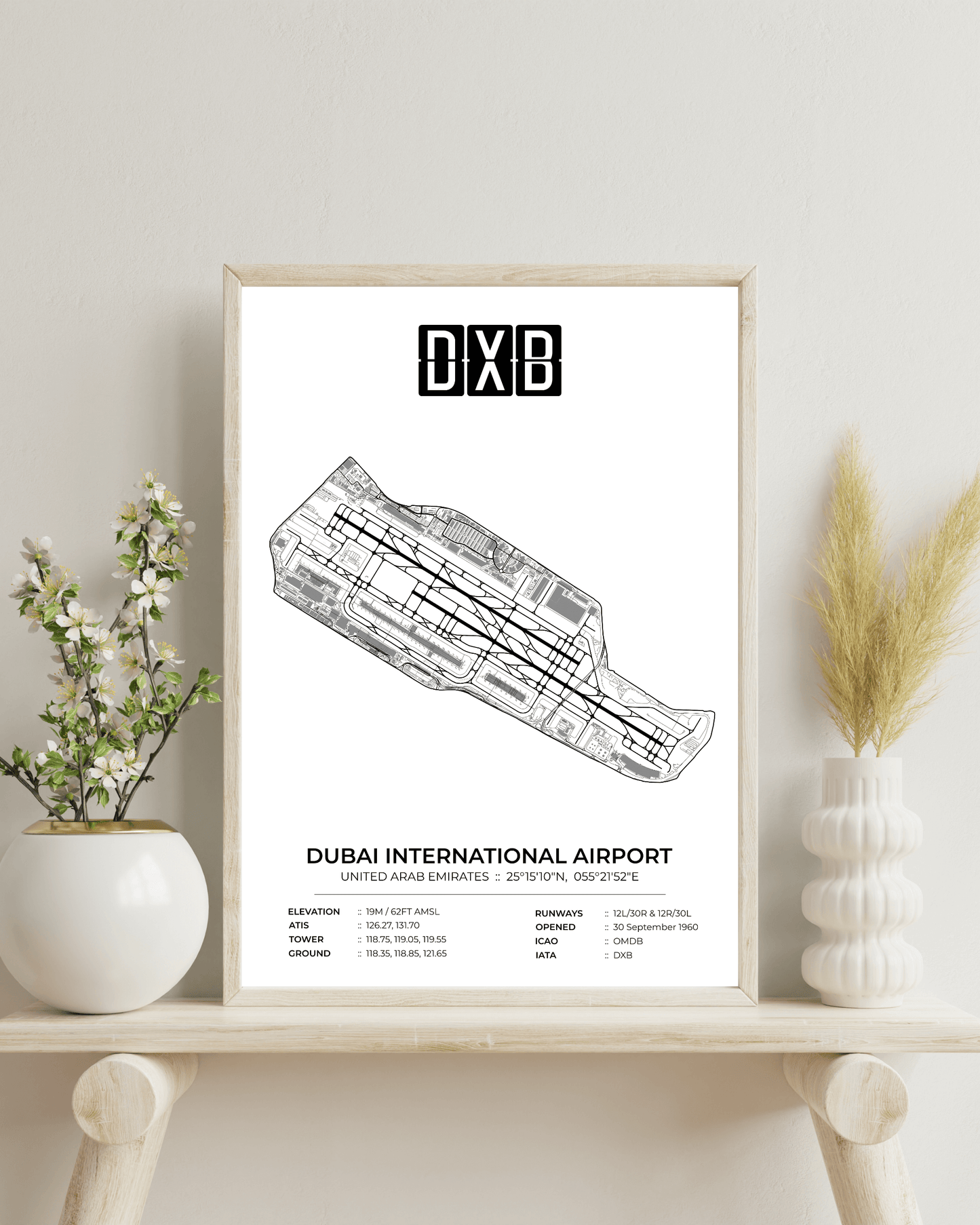 DXB - Dubai International Airport Map