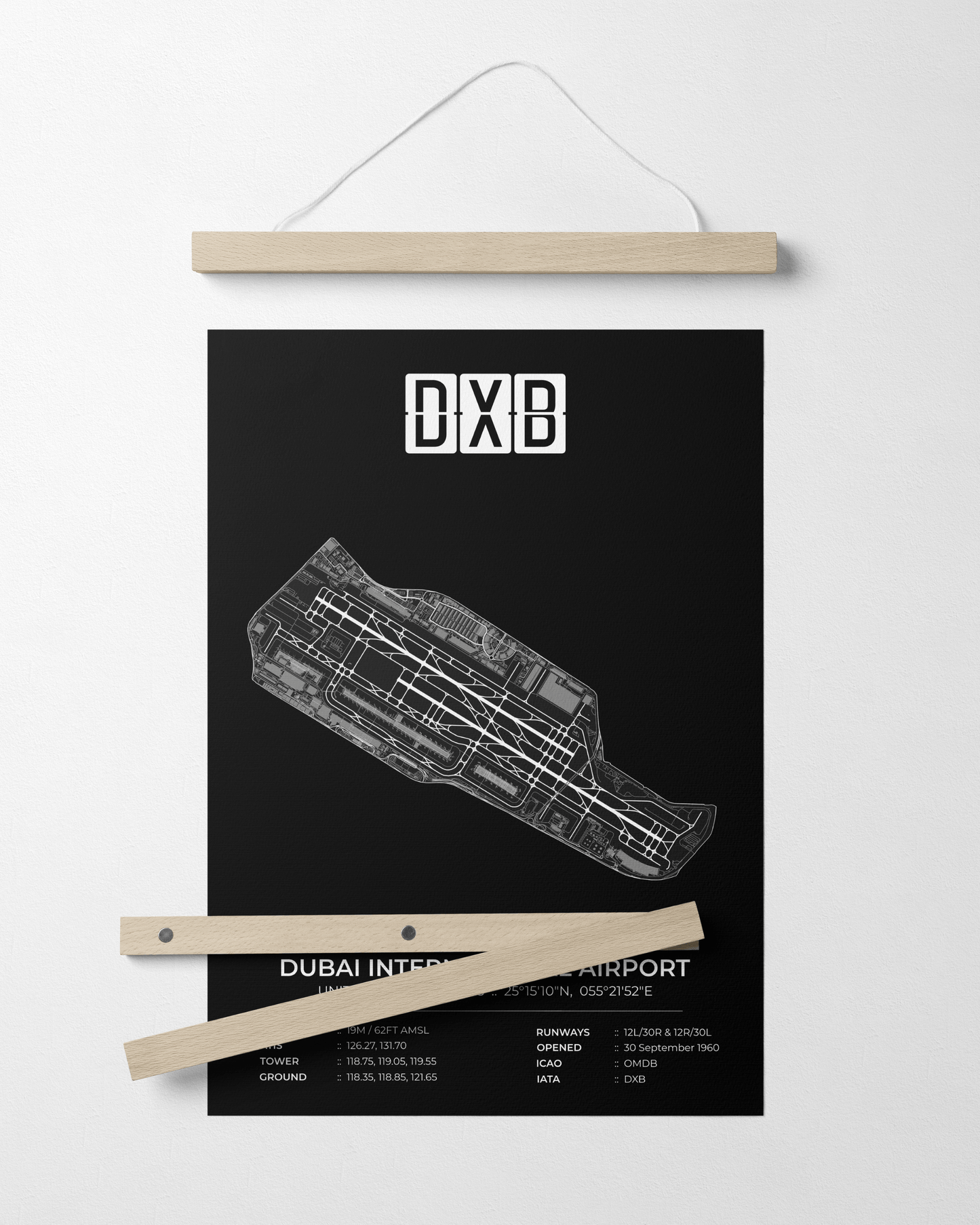 DXB - Dubai International Airport Map