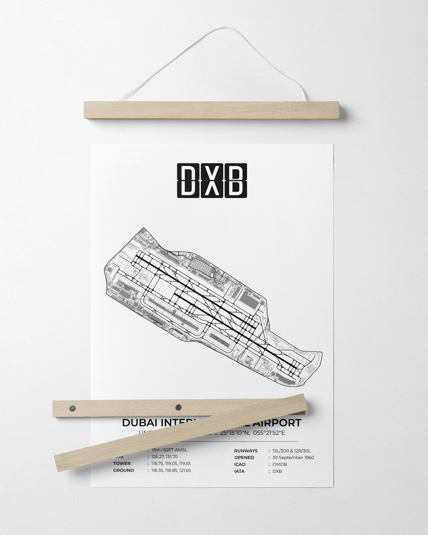 DXB - Dubai International Airport Map