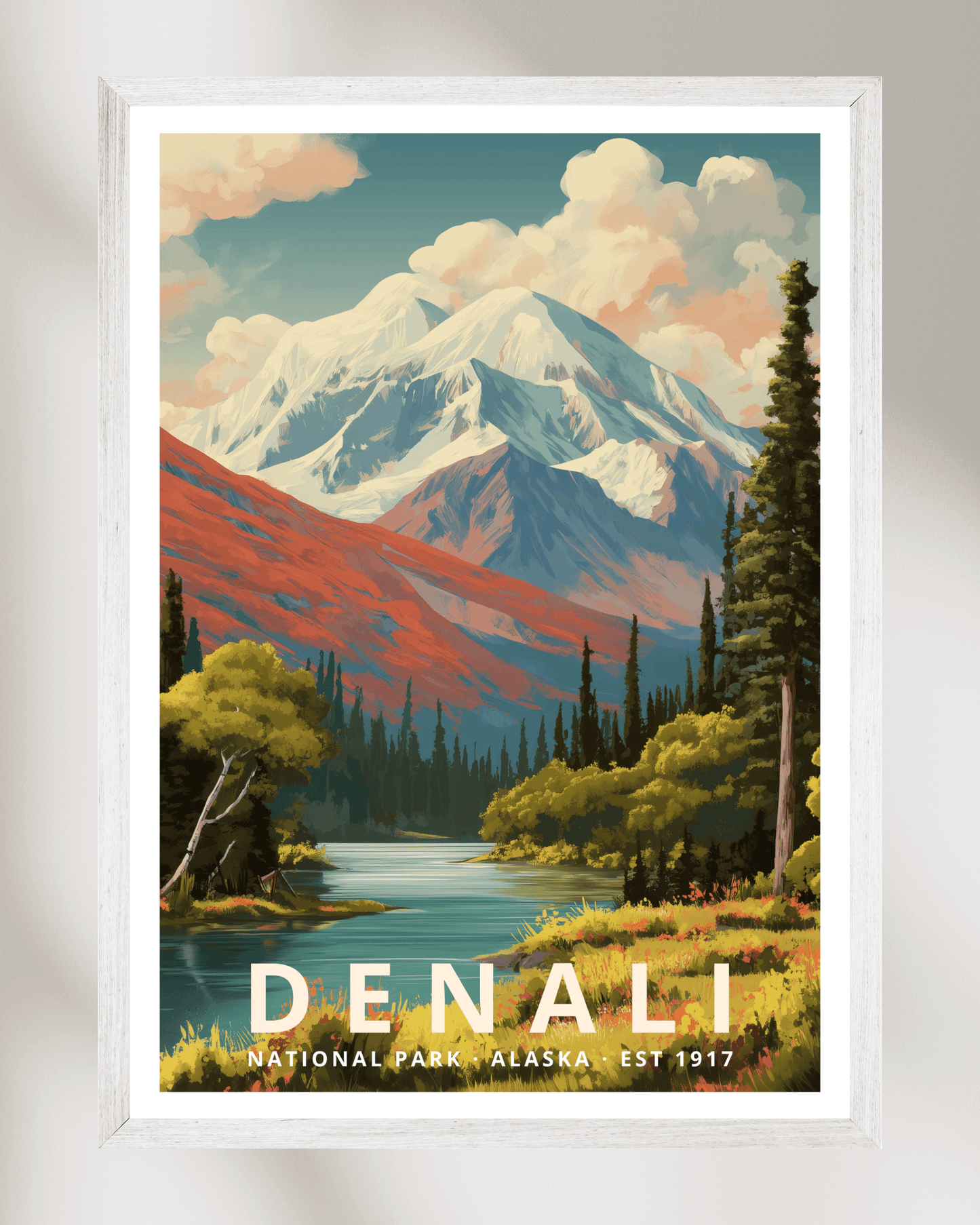 Denali National Park Poster - Alaska, USA