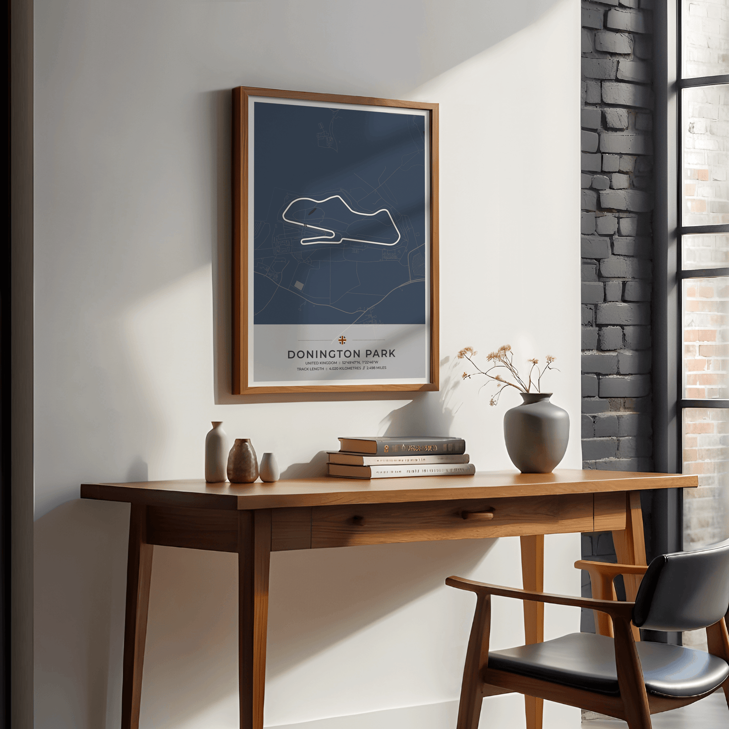 Donington Park - Circuit Map Print