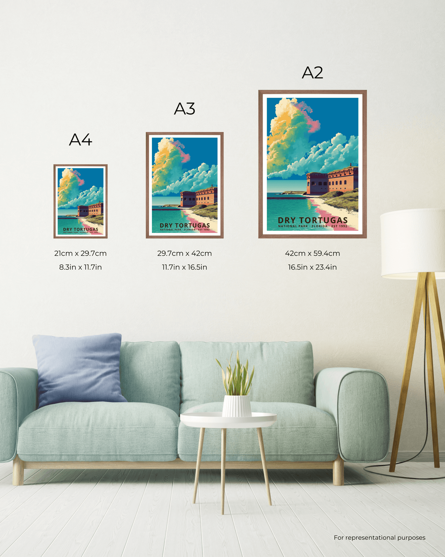 Dry Tortugas National Park Poster - Florida, USA
