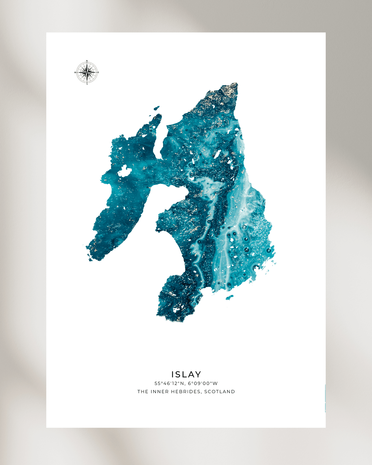 Islay - Fine Art Map Poster