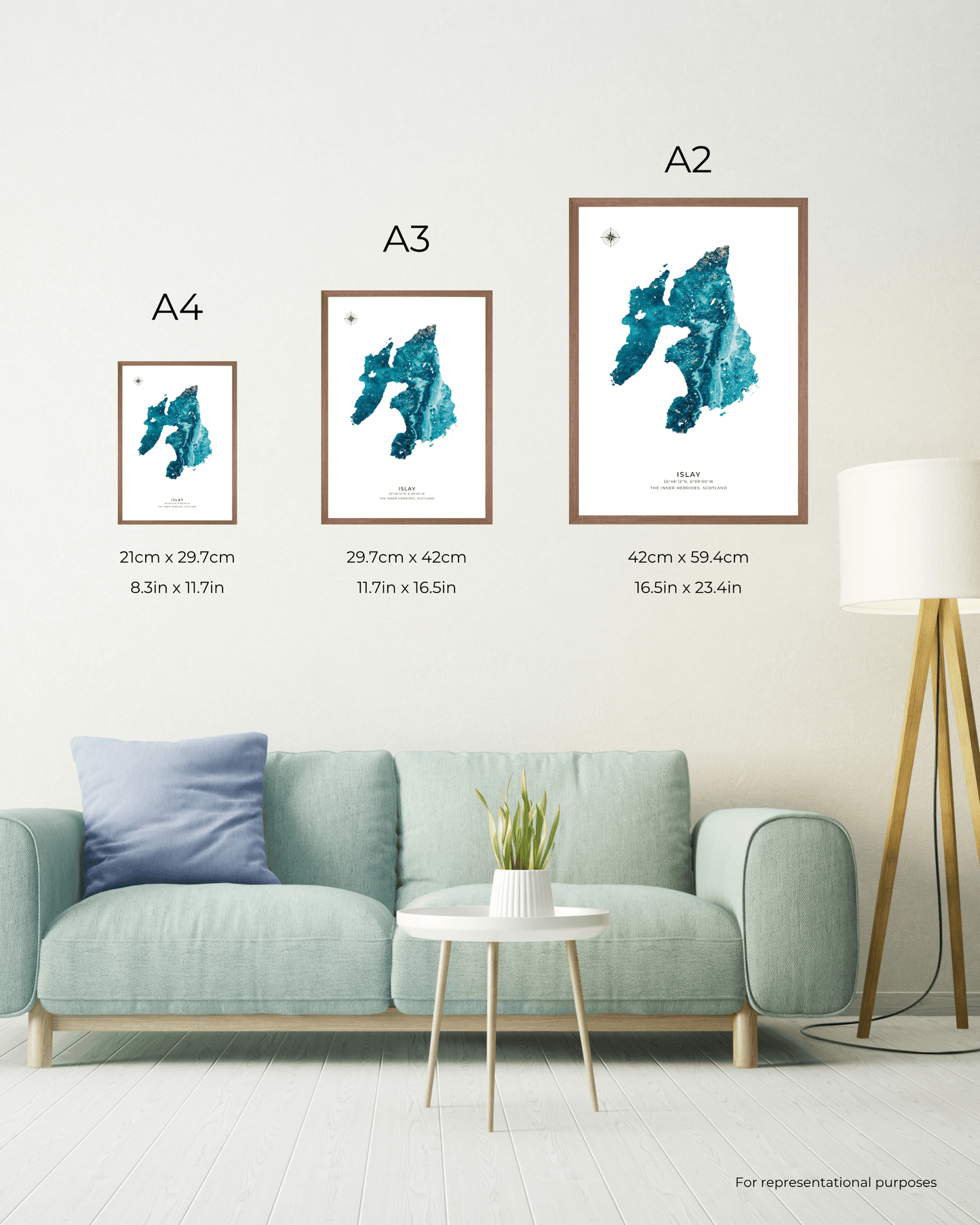 Islay - Fine Art Map Poster