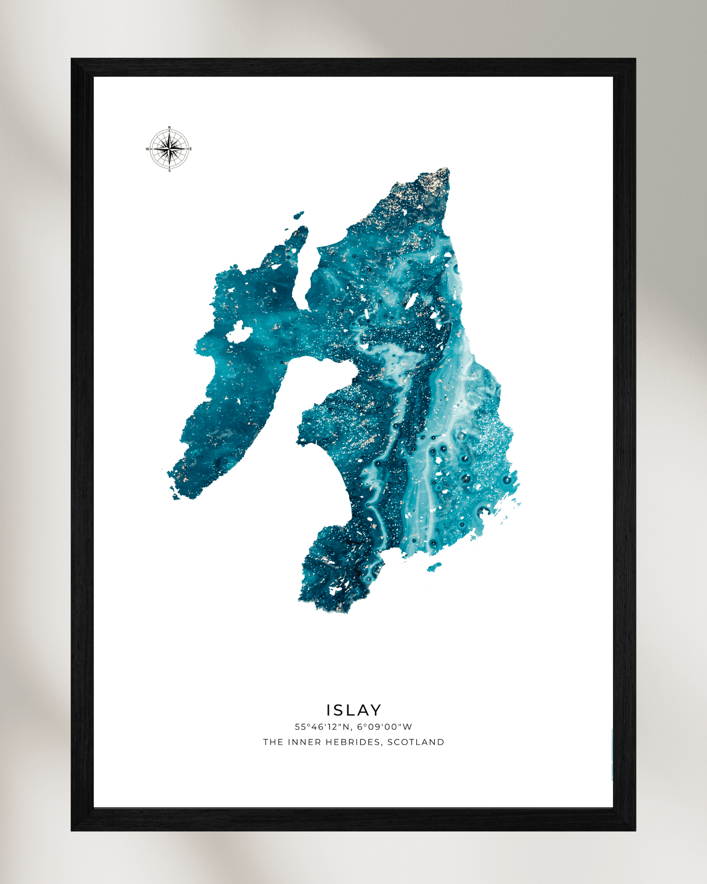 Islay - Fine Art Map Poster