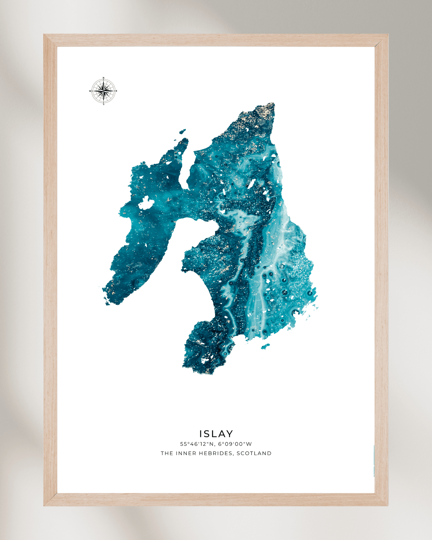 Islay - Fine Art Map Poster